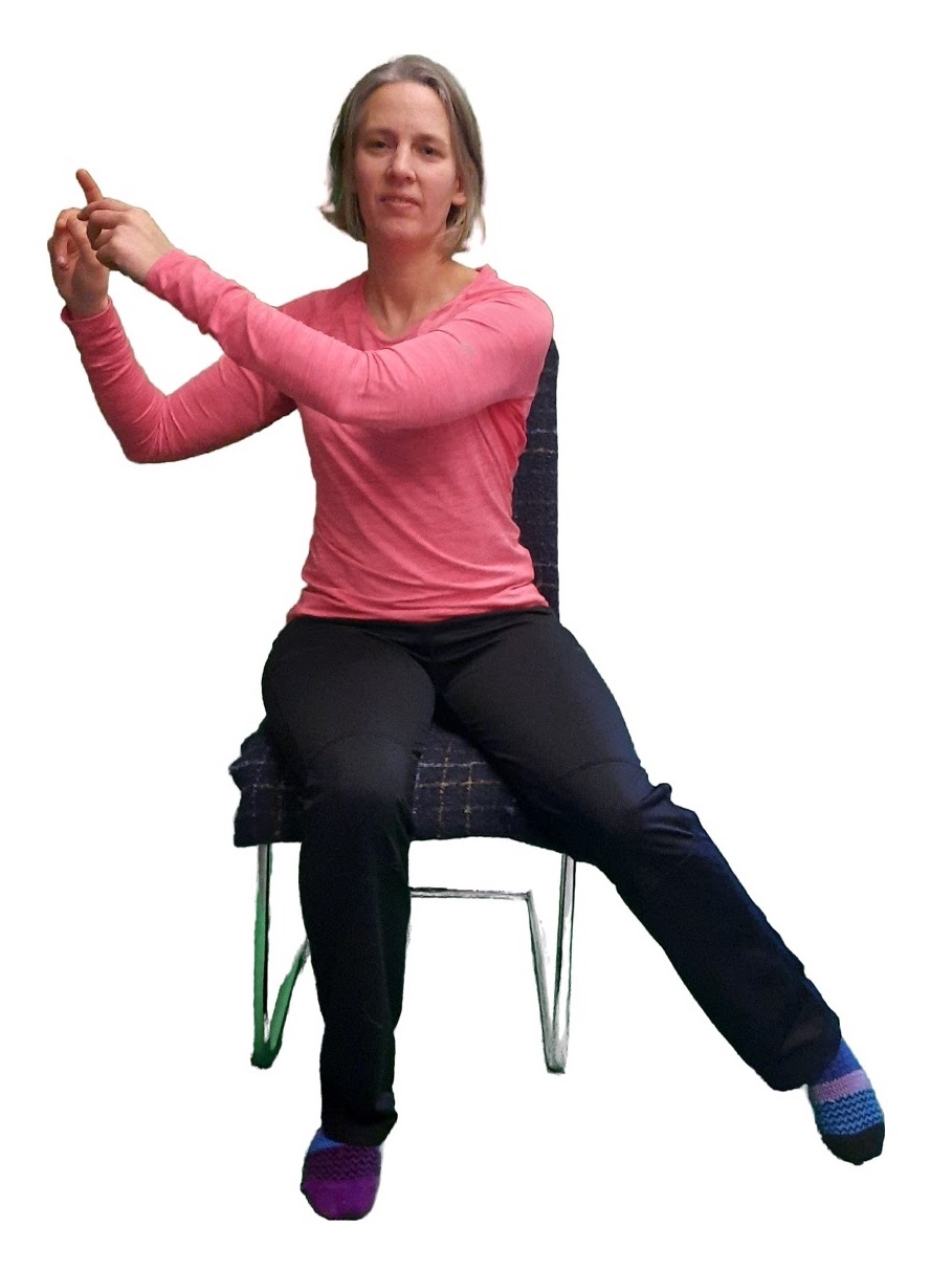 Sitztanz Fortbildung - Gruppe beim Tanzen im Sitzen