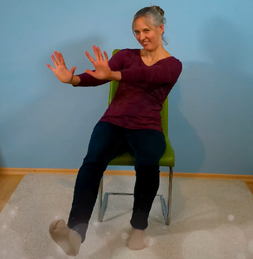 Verena Simon – Sitztanz, Tanzen im Sitzen für Senioren
